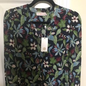 New Tory Burch “Jayden” blouse size xs